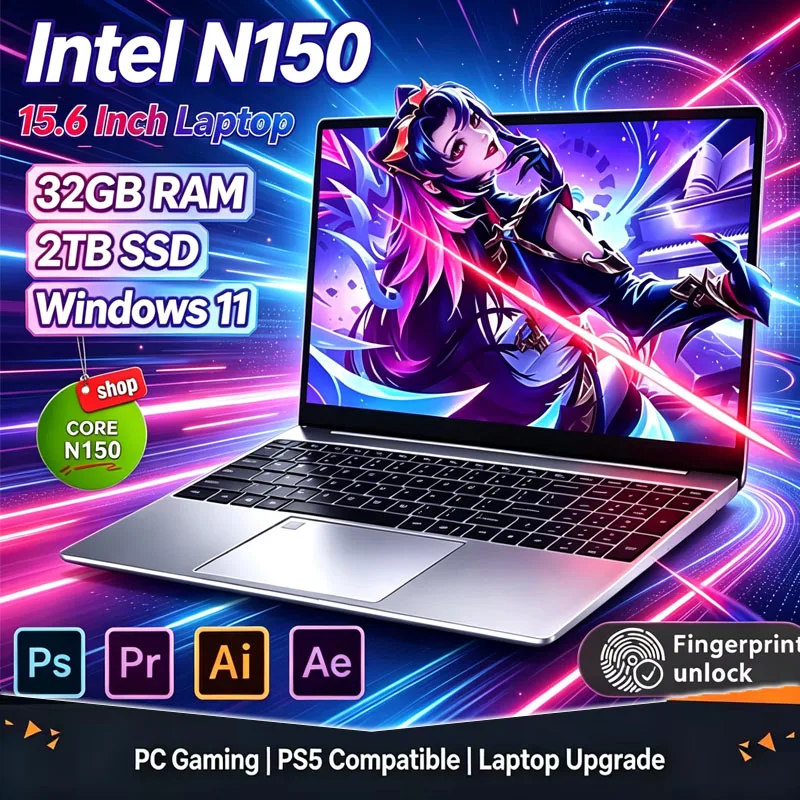 Ddr4 32Gb - 2026 New 15.6' Intel N150 Windows