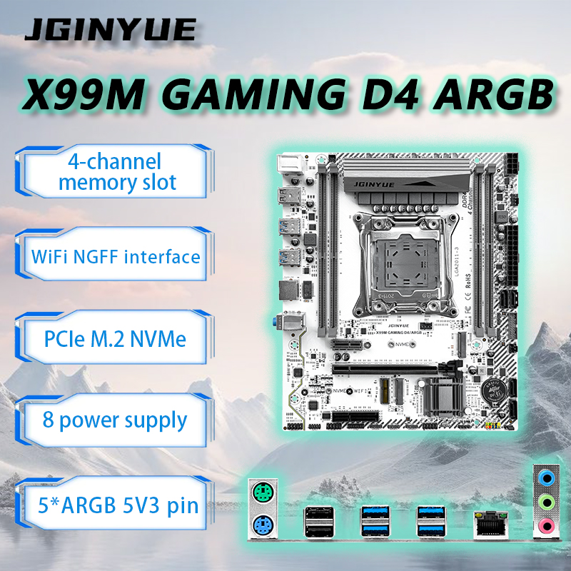 Ecc Ram Server - JGINYUE X99 Motherboard LGA2011-3 M-ATX For