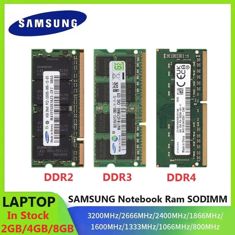Ddr4 2400Mhz - SAMSUNG Laptop Memoria DDR4 DDR3 DDR2