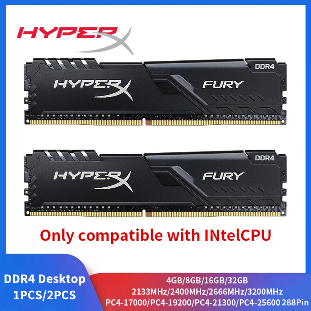 Ddr4 2400Mhz - HyperX Fury Memoria DDR4 8GB 16GB