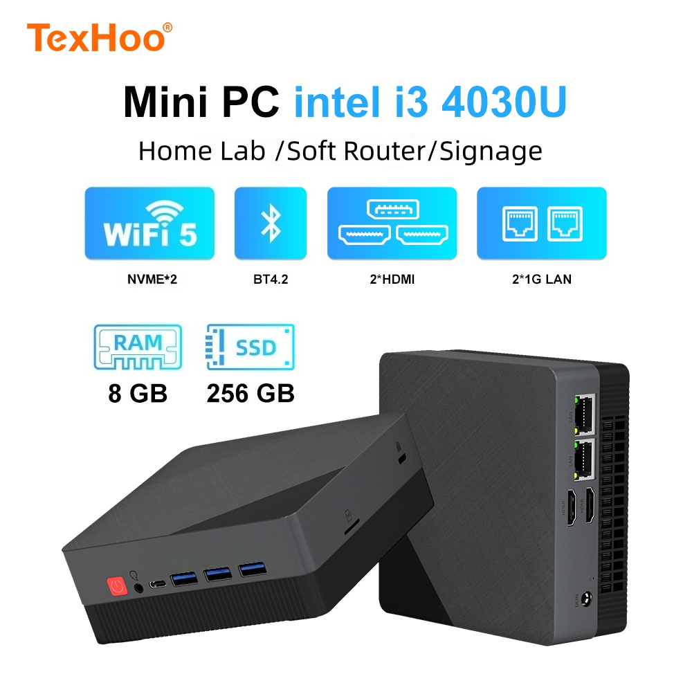 Texhoo MINI PC Intel Core I3 4 - đánh giá và giá Ram Memory Module