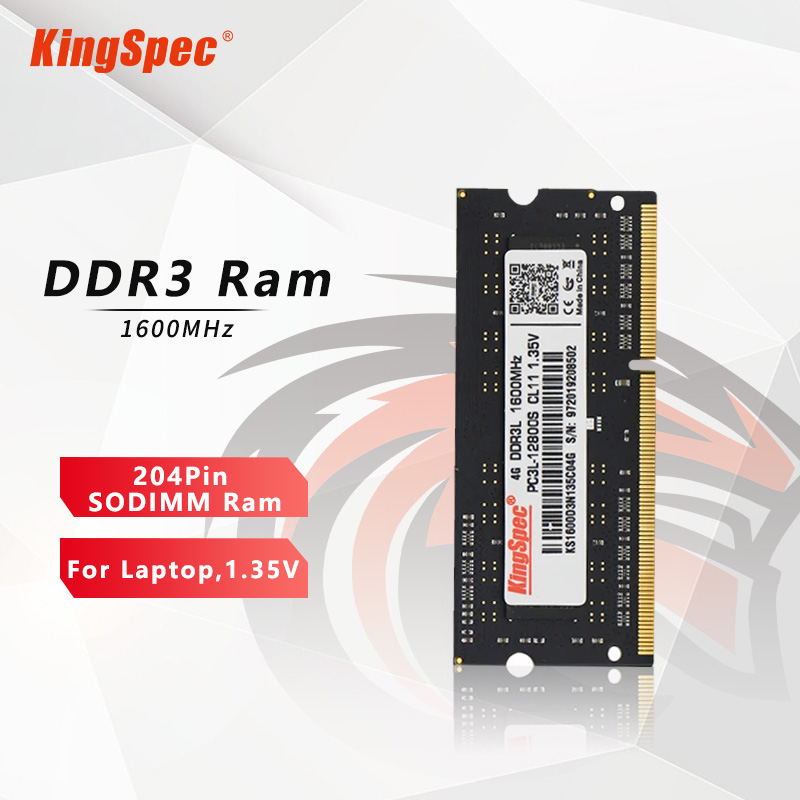 Kingspec DDR3 NB 8 Gb 4 Gb 160 - đánh giá và giá Sodimm Ddr4