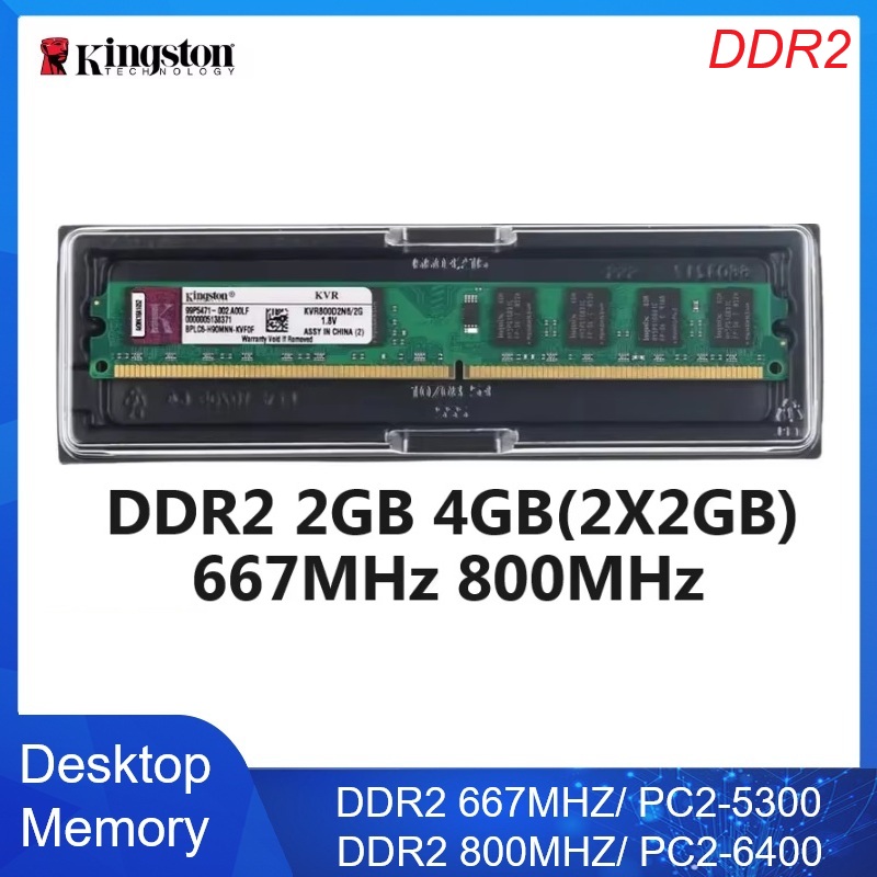 Kingston Memoria Ram Kit Deskt - đánh giá và giá Ddr2 Ram