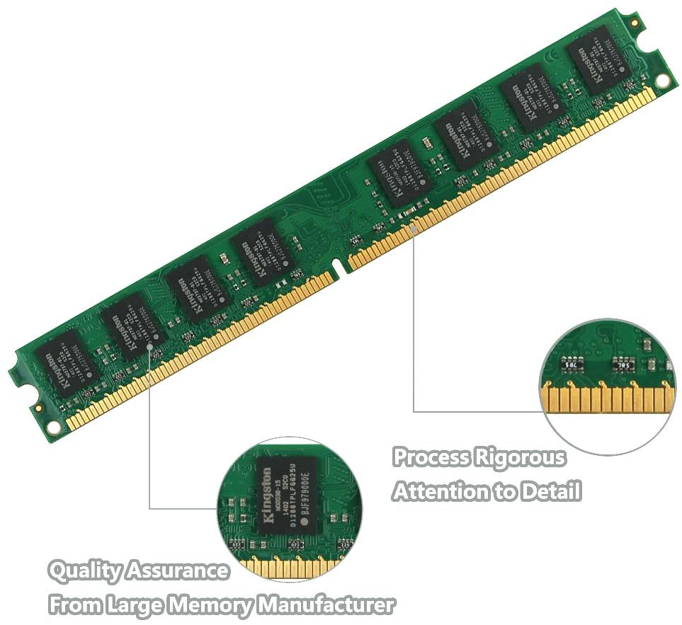 Kingston Memoria Ram Kit Deskt - đánh giá và giá Ddr2 Ram