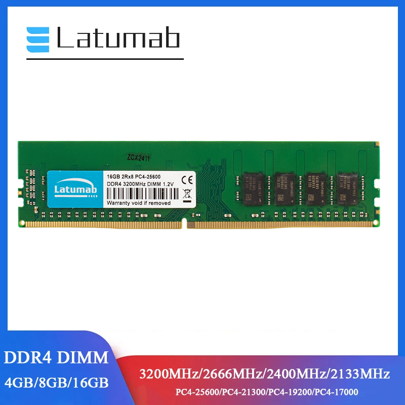 Latumab RAM DDR4 Desktop Memor - đánh giá và giá Ddr4 3200 16Gb