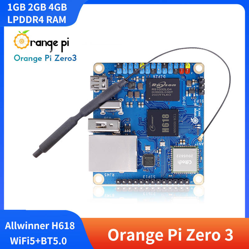 Orange Pi Zero 3 1G 1.5G 2G 4G - đánh giá và giá Ram Memory Module