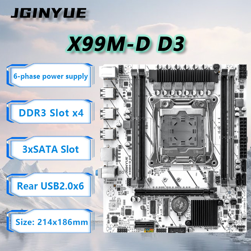 JGINYUE X99 Motherboard LGA201 - đánh giá và giá Ecc Ram Server