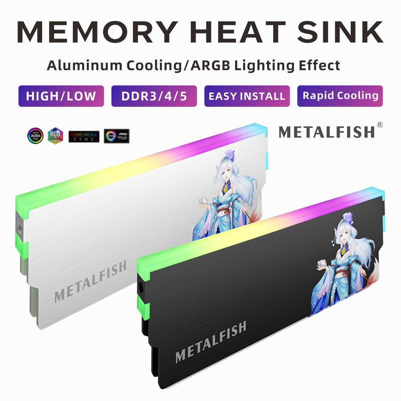 METALFISH DRAM Heatsink 5V-3PI - đánh giá và giá Ram Memory Module