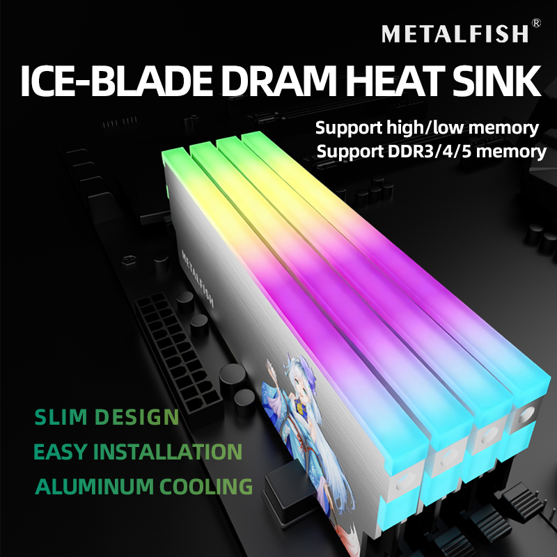 METALFISH DRAM Heatsink 5V-3PI - đánh giá và giá Ram Memory Module