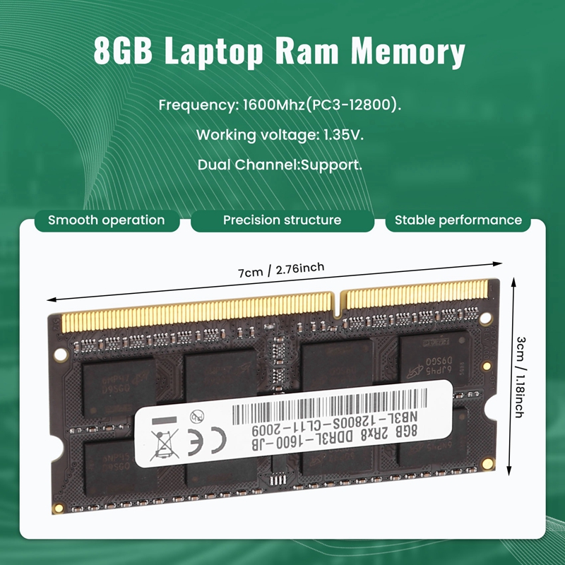 DDR3 8GB Laptop Ram Memory 160 - đánh giá và giá Ram Memory Module