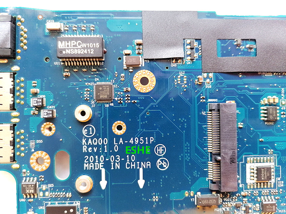 595764-001 For HP 8540P 8540W  - đánh giá và giá Ddr3 Ram