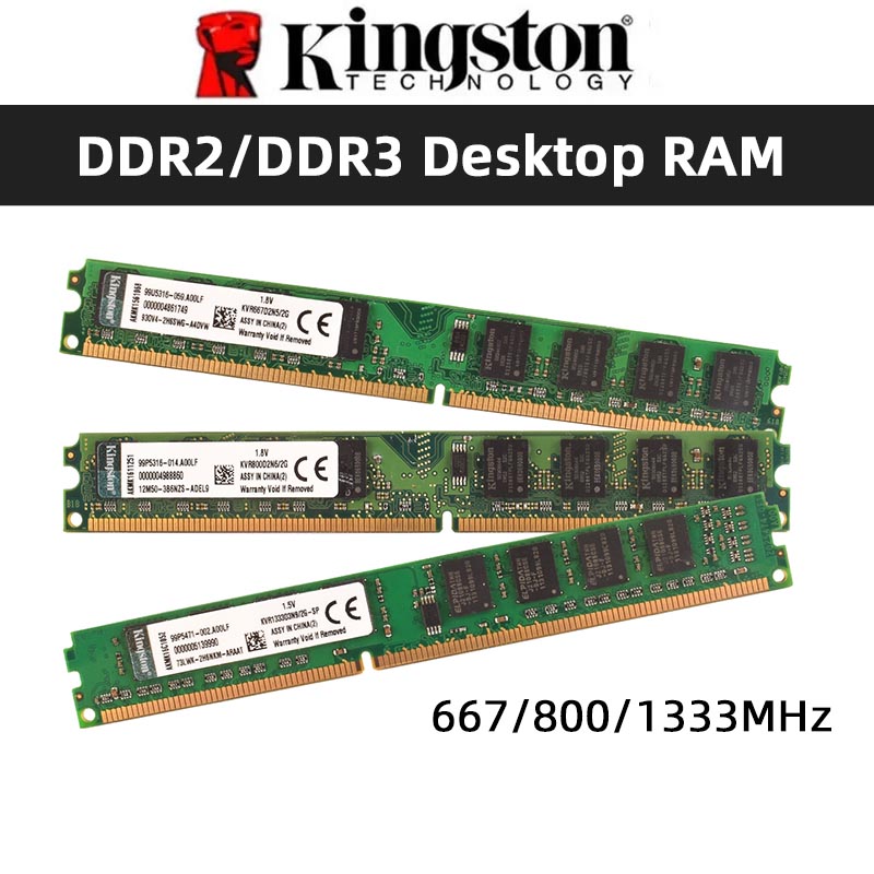 Kingston Memoria RAM DDR2 2GB  - đánh giá và giá Ddr2 Ram