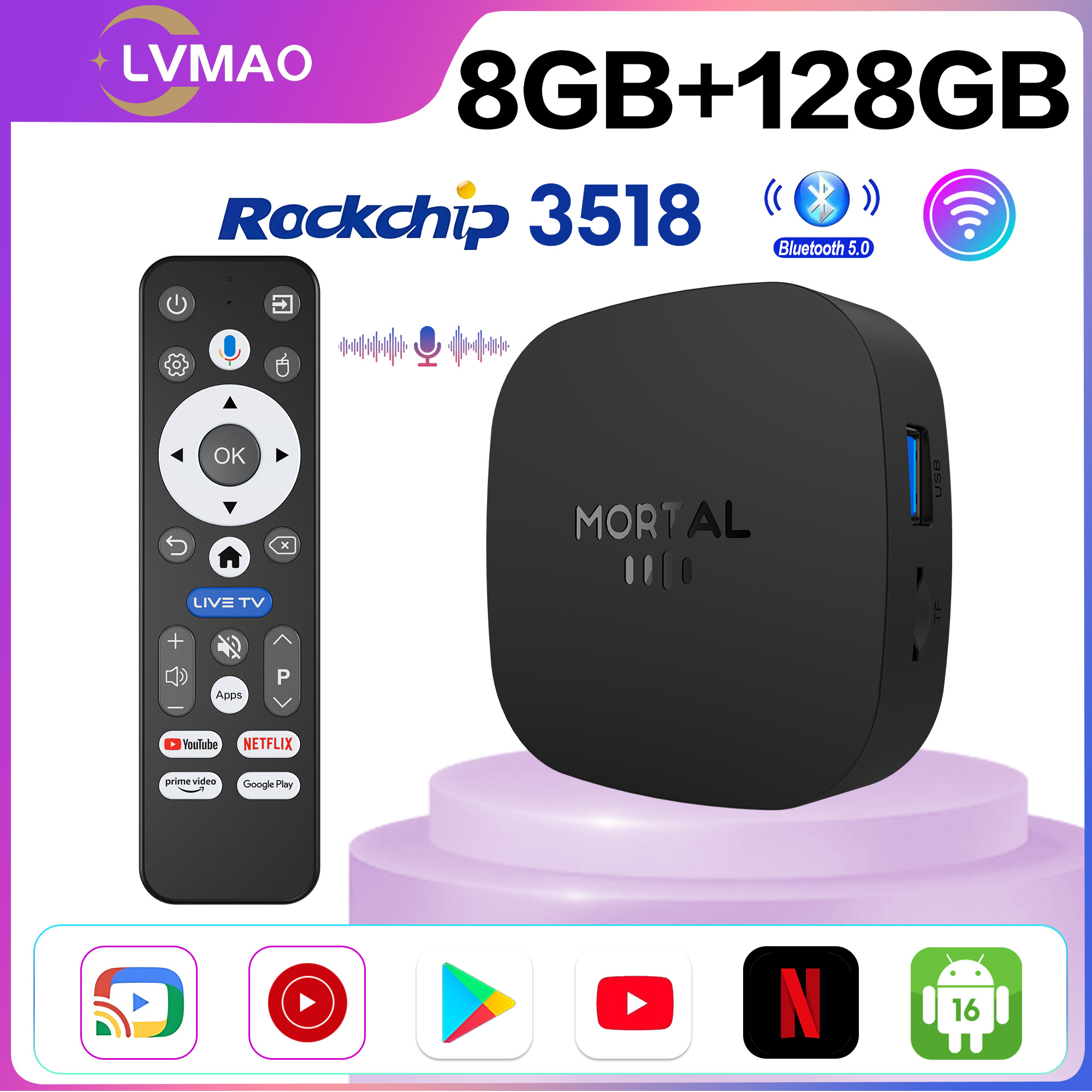 2026 NEW TV BOX T1+ RK3518 Sma - đánh giá và giá Ddr3 8Gb