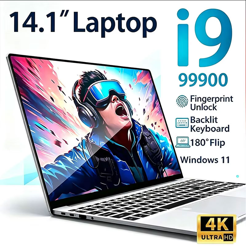 14.1' Intel Core i9-9900 Windo - đánh giá và giá Ddr4 32Gb